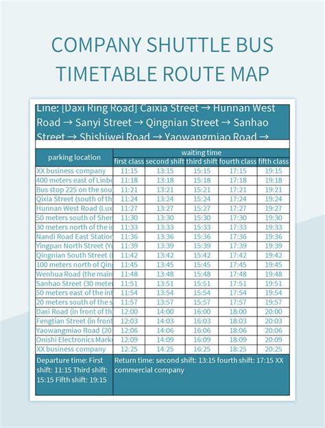 Shuttle Bus Schedule Website (Border Gate to GM and GM to .